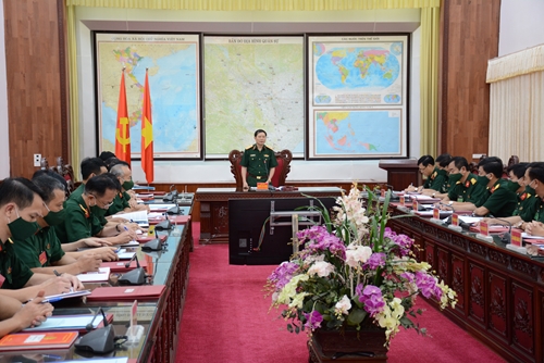 Thượng tướng Nguyễn Tân Cương kiểm tra diễn tập tại Quân đoàn 1 